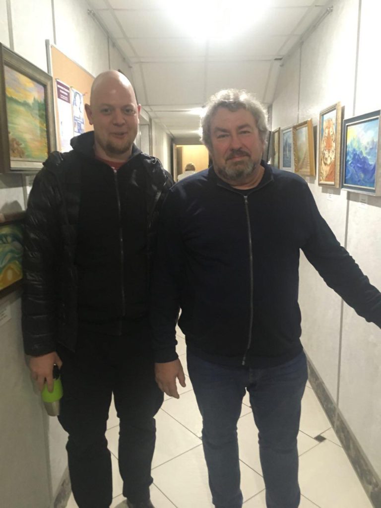 Василий Смирнов с Владимиром Антоновичем Доморацким